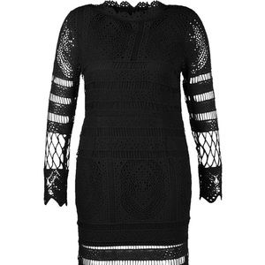 Boohoo Lace midi dress